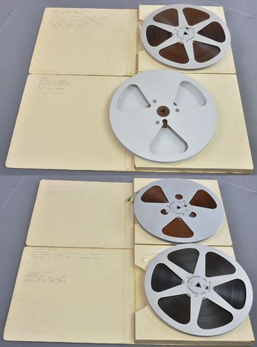 Ferrograph-Five vintage 8 1/4in spools